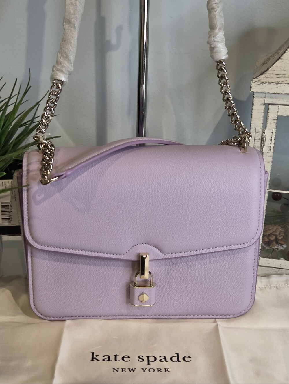 Kate Spade NY Locket Large Flap Leather Shoulder Bag